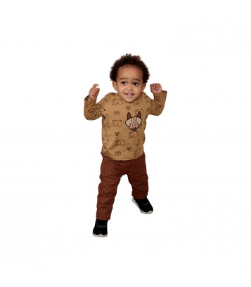 TEE SHIRT PANTALON IANIS BEBE Sucre Orge