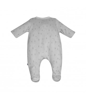 PYJAMA NAISSANCE FABRIZIO VELOURS RASE Sucre Orge