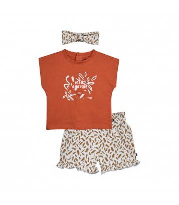 TSHIRT SHORT BANDEAU NAE Sucre Orge