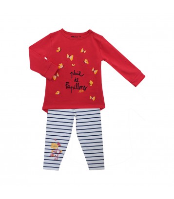 PYJAMA FILLE EVITA Sucre Orge