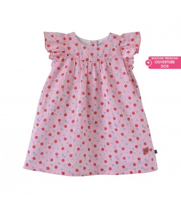 ROBE EULALIE A MOTIF  BEBE Sucre Orge