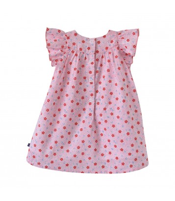 ROBE EULALIE A MOTIF  BEBE Sucre Orge