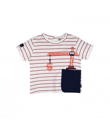 TSHIRT BERMUDA LINO MAILLE BEBE Sucre Orge