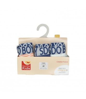 LOT DE 3 BOXERS LEONCIO Sucre Orge