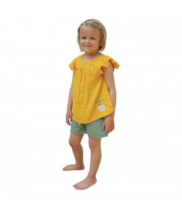 SHORT LALOU TWILL ENFANT Sucre Orge