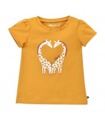 T-SHIRT JAUNE EDITH  Sucre Orge