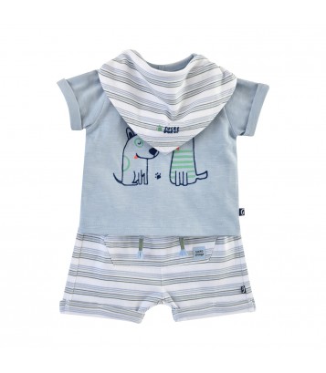 T SHIRT NAISSANCE SHORT ET BANDANA ELOUAN Sucre Orge