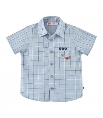 CHEMISE A CARREAUX ERMANNO Sucre Orge