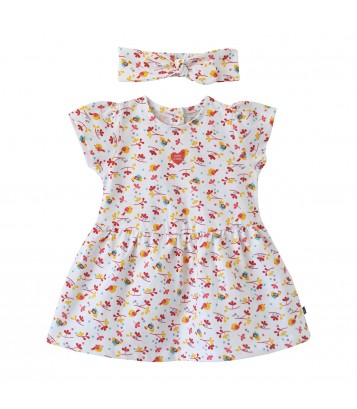 ROBE BEBE + BANDEAU ELENA Sucre Orge