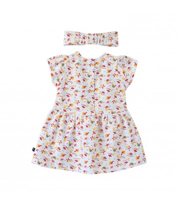 ROBE BEBE + BANDEAU ELENA Sucre Orge