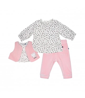 TUNIQUE JEGGING GILET SS MCHES MAÏA Sucre Orge