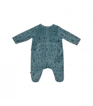 DORS BIEN MOÏSE VELOURS RASE PONT DOS BEBE Sucre Orge