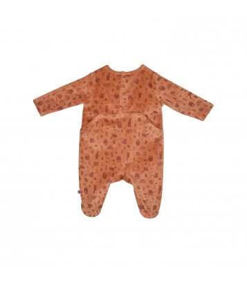 DORS BIEN MIKY VELOURS RASE PONT DOS BEBE Sucre Orge