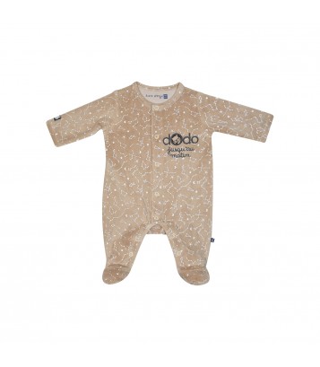 DORS BIEN MATIA VELOURS RASE OUVERTURE DEVANT NAISSANCE Sucre Orge