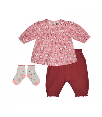 TUNIQUE PANTALON CHAUSSETTES NIKA Sucre Orge