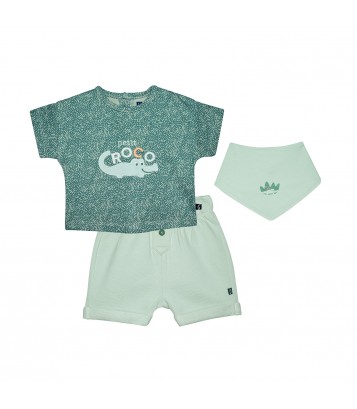 TSHIRT SHORT BAVOIR NYLS Sucre Orge