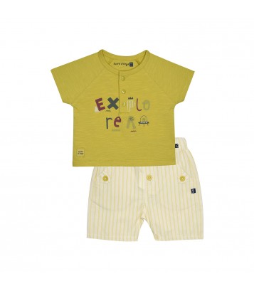 TSHIRT BERMUDA NICOLAS Sucre Orge