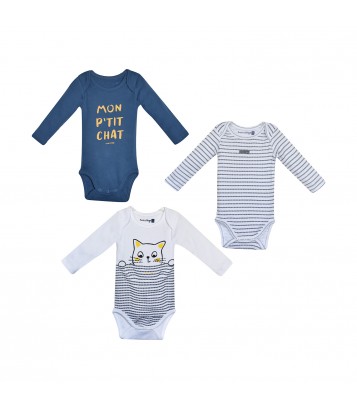 LOT DE 3 BODIES GERSON Sucre Orge