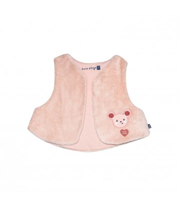 ROBE GILET SS MCHES MARGUERITE MAILLE BEBE Sucre Orge