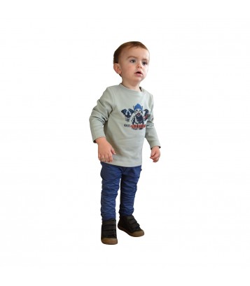 PANTALON JUSTIN TWILL ENFANT Sucre Orge