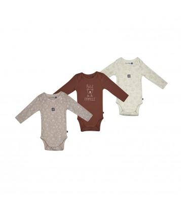 LOT DE 3 BODIES PANTXO Sucre Orge