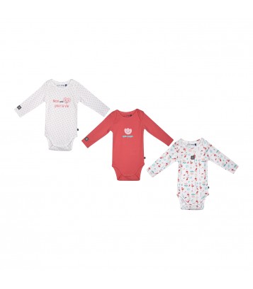 LOT DE 3 BODIES NARCIUS Sucre Orge