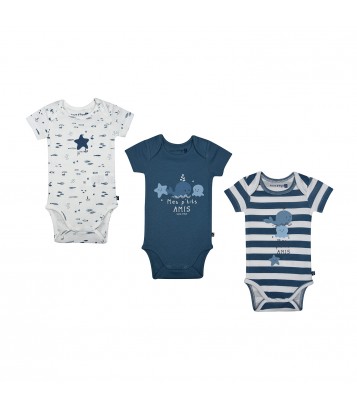 LOT DE 3 BODIES LIRONE Sucre Orge