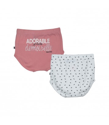 LOT DE 2 CULOTTES FONTAN Sucre Orge