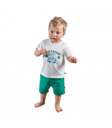 TSHIRT SHORT LEOPOL BEBE Sucre Orge