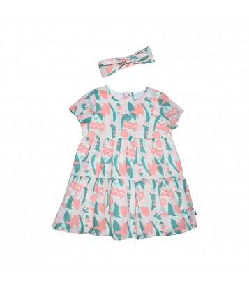 ROBE BANDEAU LILI VOILE BEBE Sucre Orge