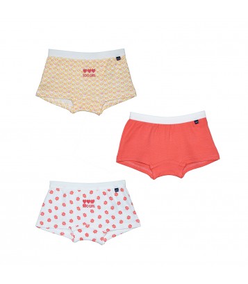 LOT DE 3 SHORTIES FLOURE Sucre Orge