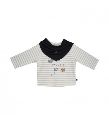 TSHIRT PANTALON BAVOIR MATT MAILLE NAISSANCE Sucre Orge
