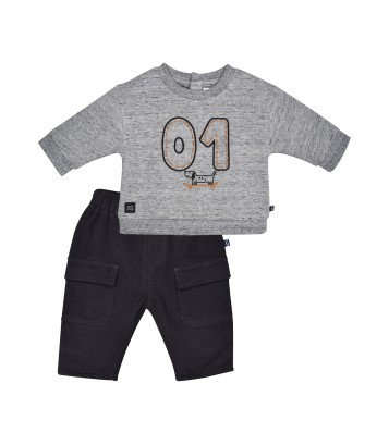 SWEAT PANTALON MARTIN MAILLE BEBE Sucre Orge