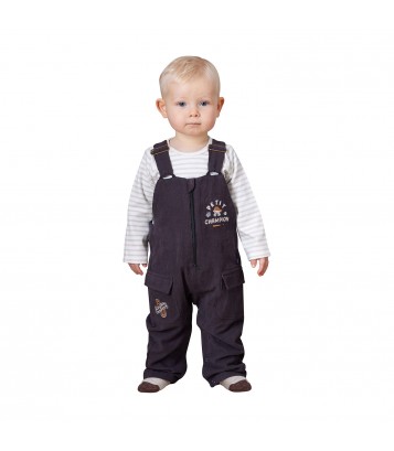 TSHIRT SALOPETTE MATHIS LONG BEBE Sucre Orge