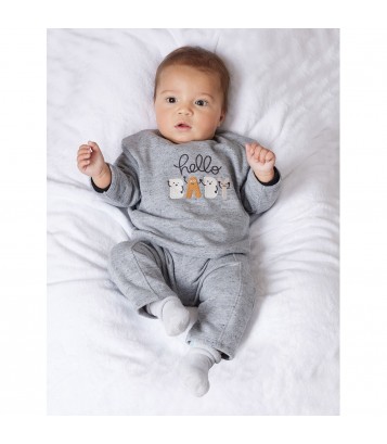 SWEAT PANTALON MAXIME MOLLETON NAISSANCE Sucre Orge