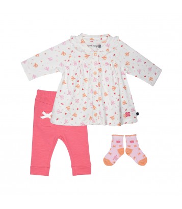 TUNIC JEGGING CHAUSSETTES LINA Sucre Orge