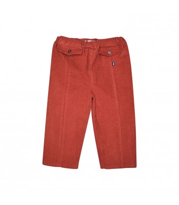 PANTALON IDORA VELOURS COTELE ENFANT Sucre Orge