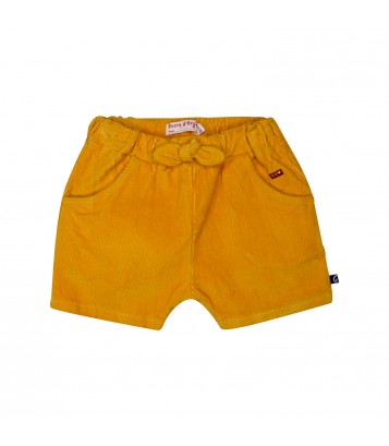 SHORT JUDY VELOURS COTELE ENFANT Sucre Orge