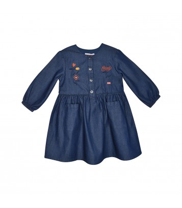 ROBE JULIETTE JEAN MANCHES LONGUES ENFANT Sucre Orge