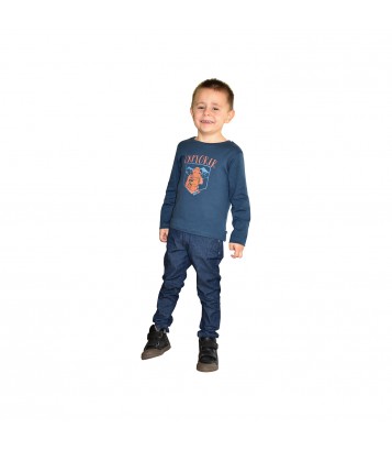 TEE SHIRT JULIEN INTERLOCK MANCHES LONGUES ENFANT Sucre Orge