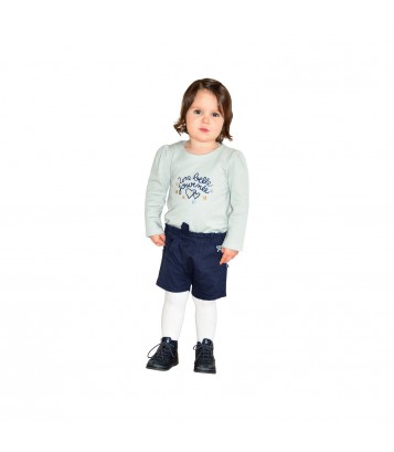 TEE SHIRT JESSICA INTERLOCK MANCHES LONGUES ENFANT Sucre Orge