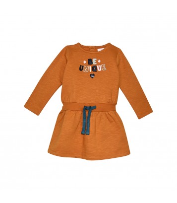 ROBE JORDANA MOLLETON MANCHES LONGUES ENFANT Sucre Orge