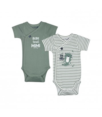 LOT DE 2 BODIES OSCAR Sucre Orge