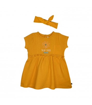 ROBE BANDEAU NESSA Sucre Orge