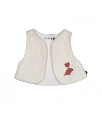 TUNIC PANTALON GILET SS MCHES POLA Sucre Orge