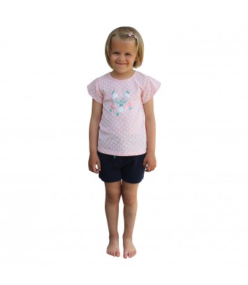 SHORT LAONIE MAILLE FANTAISIE ENFANT Sucre Orge