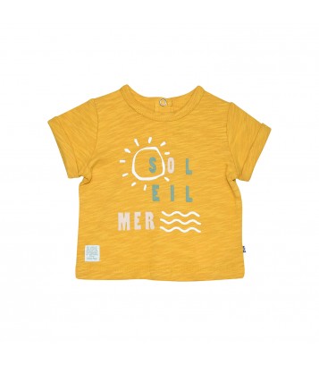 TSHIRT SHORT BAVOIR LEO Sucre Orge