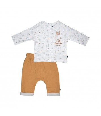 TSHIRT PANTALON NOELLIEN Sucre Orge