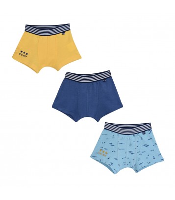 LOT DE 3 BOXERS HELIO Sucre Orge