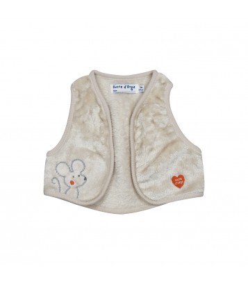 TUNIC GILET SS MCHES PANTALON PETRA Sucre Orge